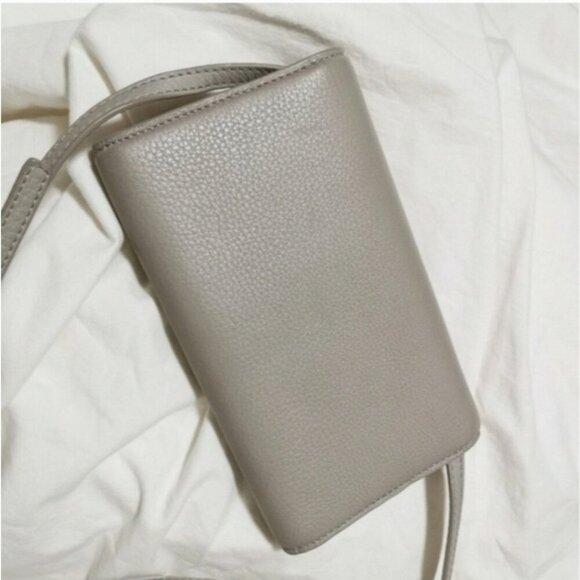 Tory Burch Dove Gray Wallet On Chain Shoulder bag Clutch - Picture 2 of 16